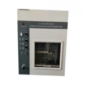 Horizontal and vertical combustion testing machine