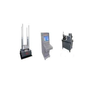 Vertical hydraulic impact test bench